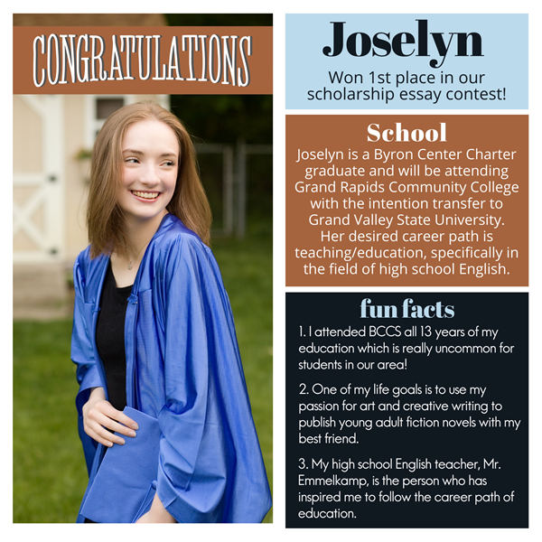 2023 Scholarship Winner - Joselyn